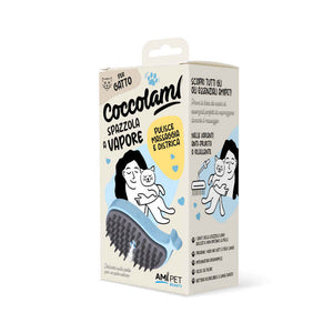 Coccolami – Spazzola a Vapore per Gatti 3 in 1 | Pulisce, Massaggia e Districa