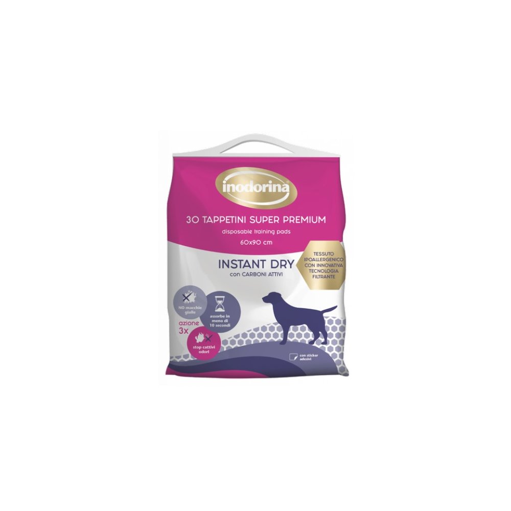 Tappetini Inodorina Instant Dry Super Premium 60x90 cm – 30 pezzi
