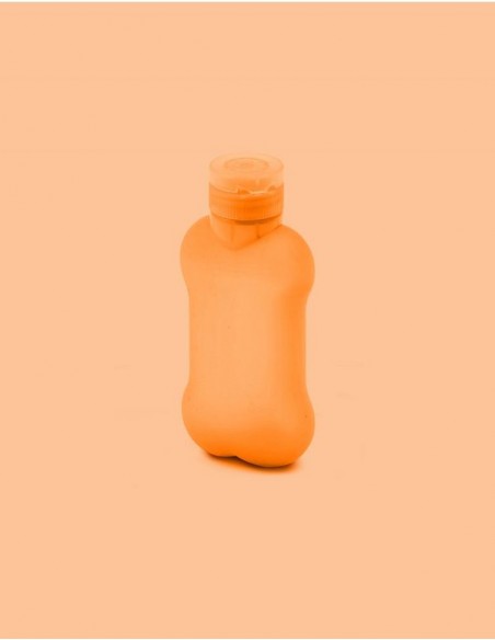 Bottiglietta portatile lava pipì - Bon Ton Pì - arancio