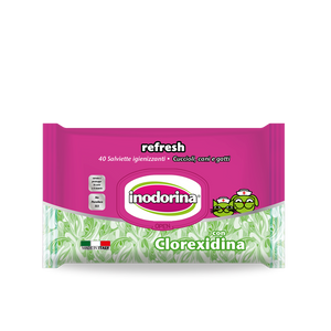 Inodorina Refresh 40 salviette - con Clorexidina