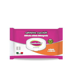 Inodorina Funzionale 40 salviette – Specifica per Cuccioli con Eufrasia e Miele Bio