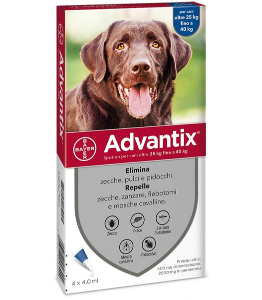 Advantix, antiparassitario spot-on cane 25-40kg