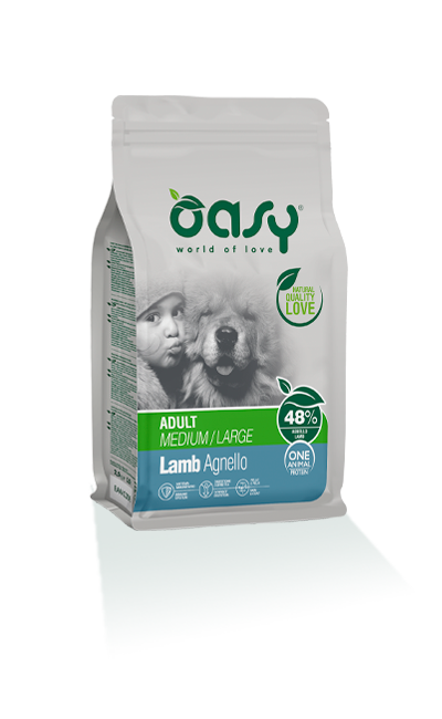 Oasy adult medium/large agnello