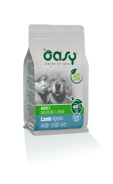 Oasy adult medium/large agnello