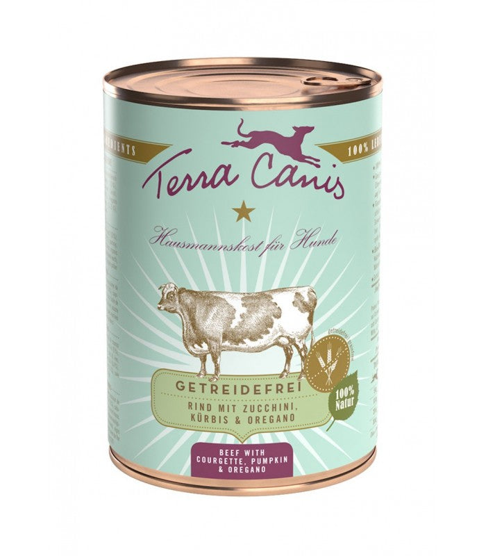 Terra Canis Grain Free Manzo con zucchine, zucca e origano 400 gr